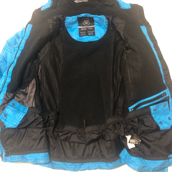 686 Infidry Jacket Womens size Large Blue and Black - Picture 9 of 11